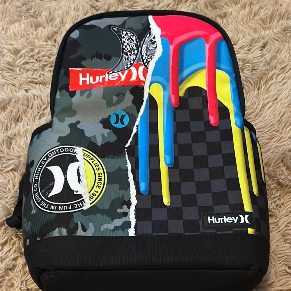 Hurley Backpack and lunchbox